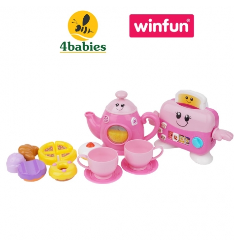 Bộ đồ chơi nhà bếp pha trà vui nhộn có nhạc Winfun - hướng nghiệp sáng tạo cho bé