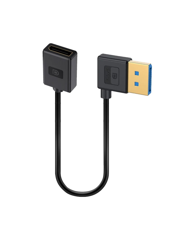 Cáp mở rộng DP1.4 phiên bản 8K nam sang nữ siêu mỏng, đầu nối mềm, hỗ trợ 4K240hz, dành cho card đồ họa máy tính, màn hình chơi game