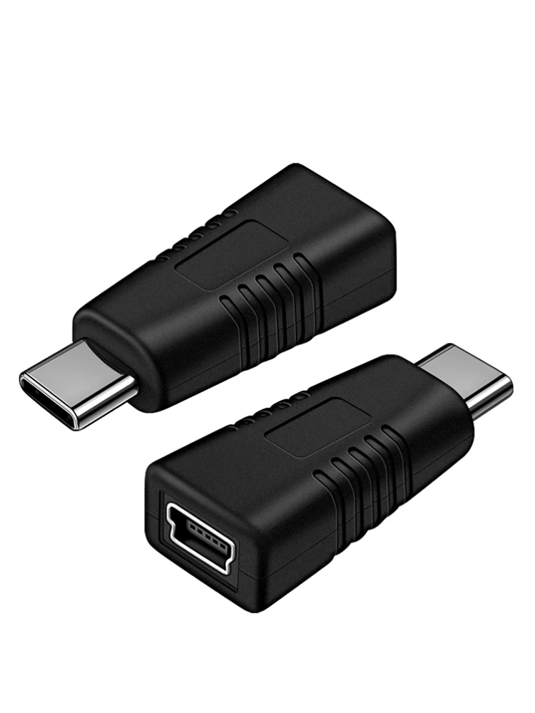 Cáp chuyển đổi mini USB cái sang Type C đực, cáp dữ liệu T-type cái, cáp kết nối đầu C, bộ chuyển đổi giao diện mini USB, cáp sạc Type C, cáp nguồn camera hành trình ô tô
