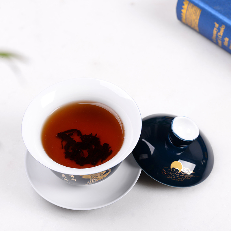 Bát có nắp đậy bằng gốm sứ cỡ lớn 4.0 inch/180ml Bát trà Bộ trà Kung Fu Bát trà Bán buôn tách trà