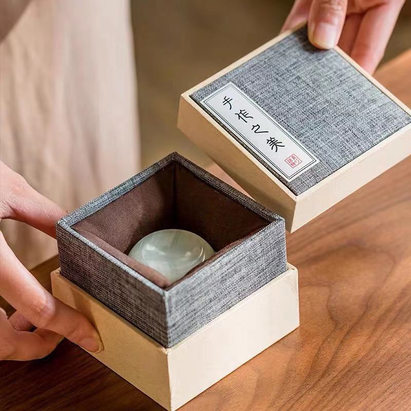 Phụ kiện vật nuôi trà có nắp kiểu Nhật, nắp ấm trà hình bầu dục, Nắp bát, bộ trà Kung Fu, đồ trang trí bàn trà ngọc bích cổ gia dụng