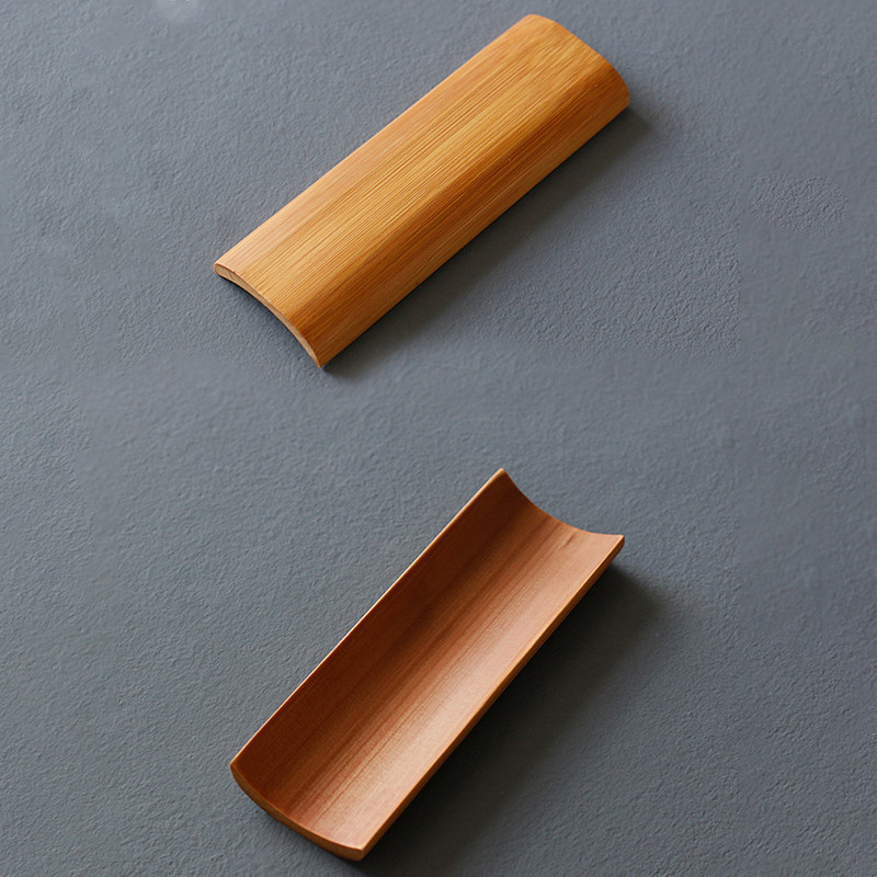 Bộ dụng cụ pha trà bằng tre nguyên liệu, 5 món, chất liệu tre cổ, dụng cụ trà đạo, gồm dụng cụ pha trà, muỗng trà, phụ kiện trà đạo Kungfu, dùng cho nhà và văn phòng