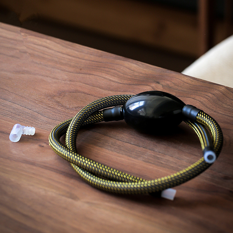 Ống thoát nước khay trà có bi hút nước, phụ kiện trà đạo Kung Fu, bàn trà, ống thoát nước bàn trà, ống trà đạo, dùng trong gia đình và văn phòng.