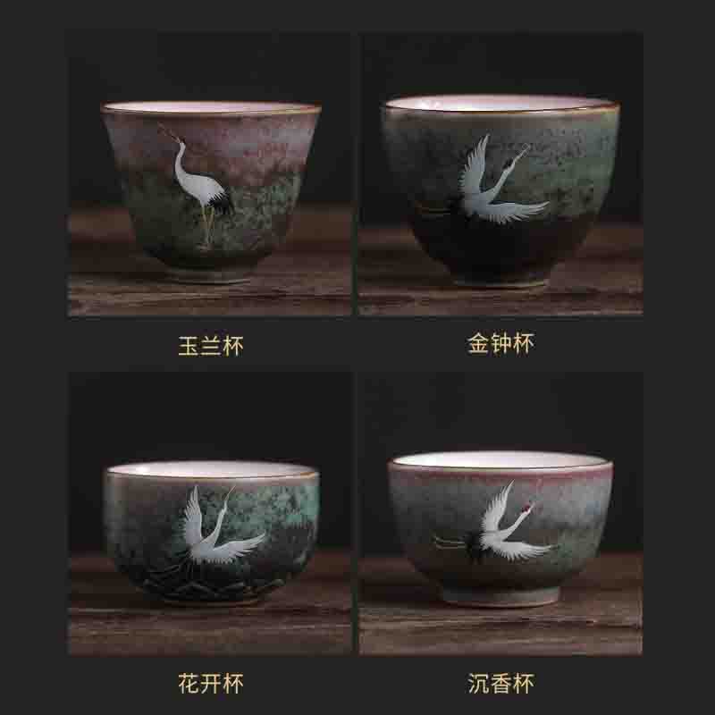 Ruihe Chengxiang Xianhe Tea Cup Lò gốm thô thủ công trở thành cốc nếm trà cổ điển cốc chủ sở hữu cá nhân cốc đơn cốc hương thơm