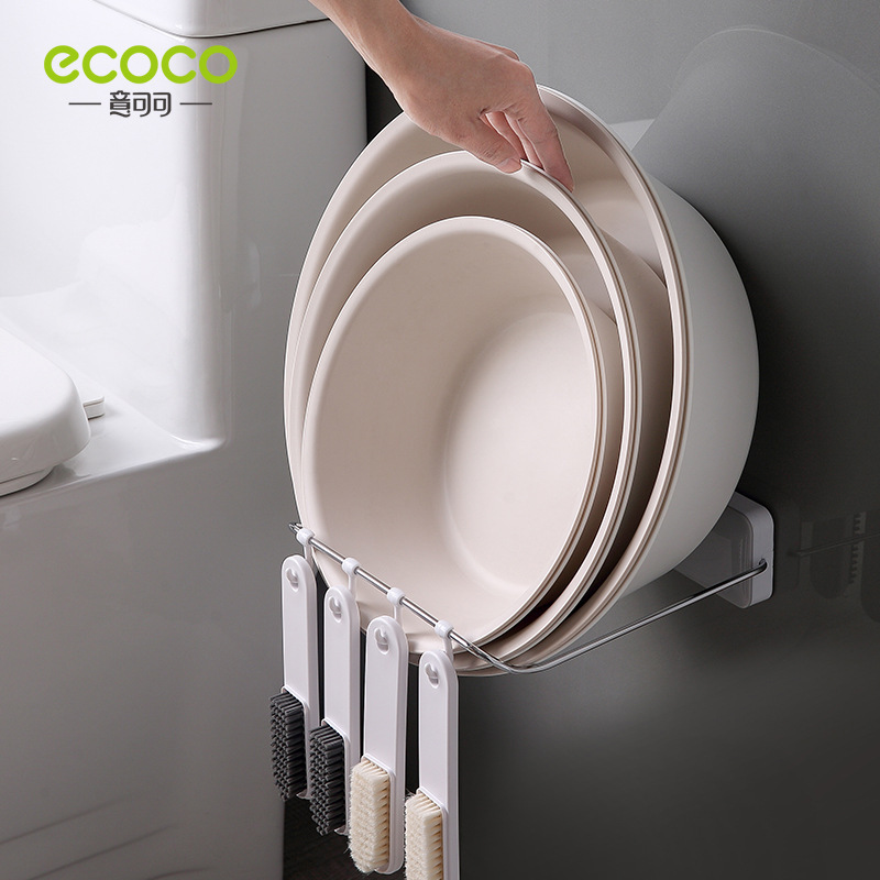 Giá chậu rửa mặt có thể gập lại không cần đục lỗ treo tường phòng tắm bồn rửa mặt nhà vệ sinh Giá đựng chậu đa năng