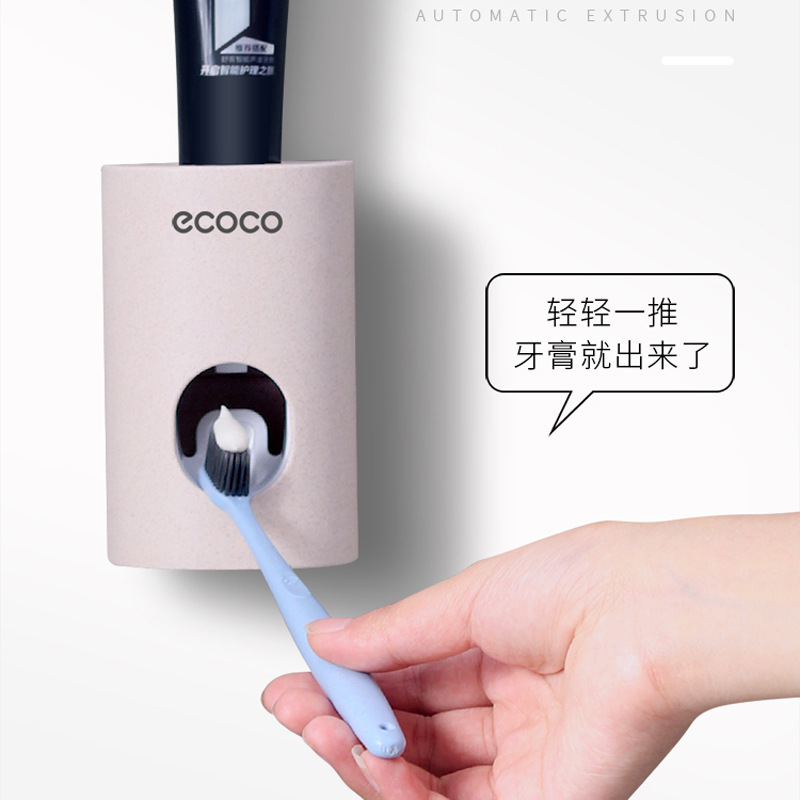 Dụng cụ ép kem đánh răng gia dụng Bộ dụng cụ ép kem đánh răng tự động treo tường nhà vệ sinh