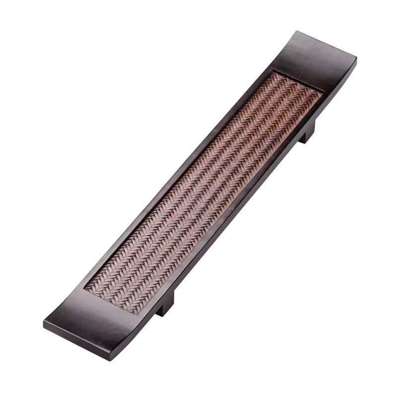 Khay đựng cốc gỗ paulownia đế đựng cốc trà bằng tre khay đựng cốc trà dệt tay đế cao cổ điển bàn pha trà khô Bộ trà Kung Fu