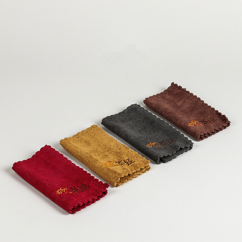 Khăn lau trà bán buôn, khăn trà, thấm hút, dày dặn, bộ trà đạo, phụ kiện trà đạo, khăn trải bàn trà, thảm trà