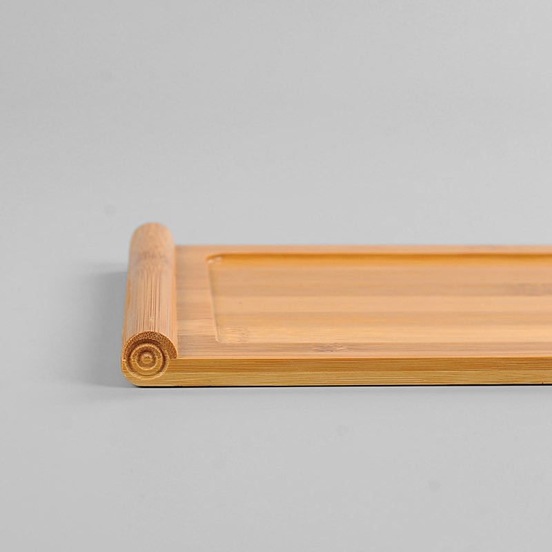 Bán buôn khay trà cuộn tre, khay trà bong bóng khô, bộ trà Kung Fu, khay phục vụ trà, phụ kiện trà đạo