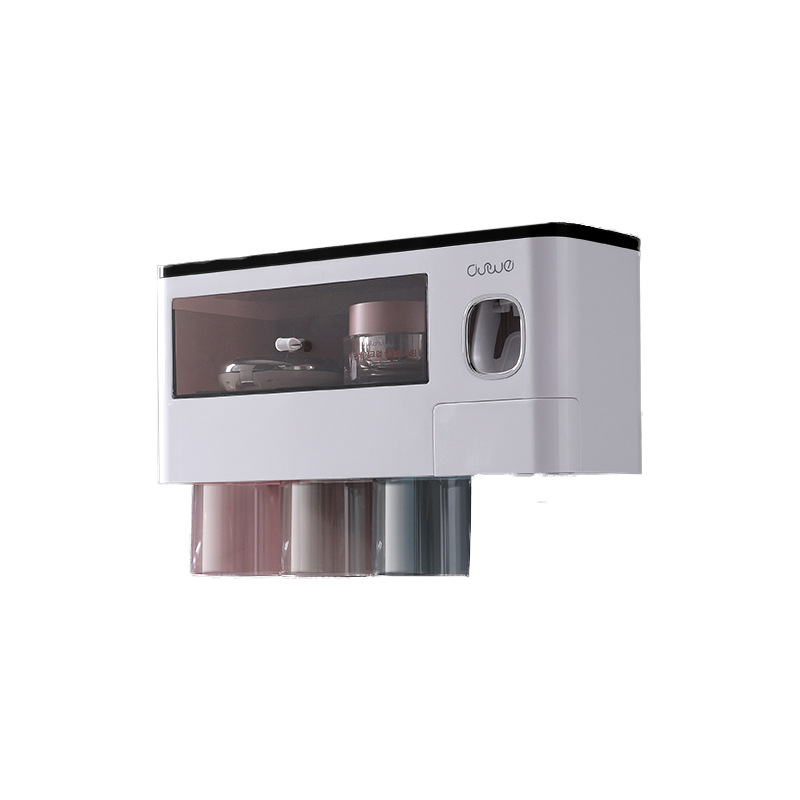 Giá để bàn chải đánh răng treo tường Cốc Nước súc miệng không đục lỗ