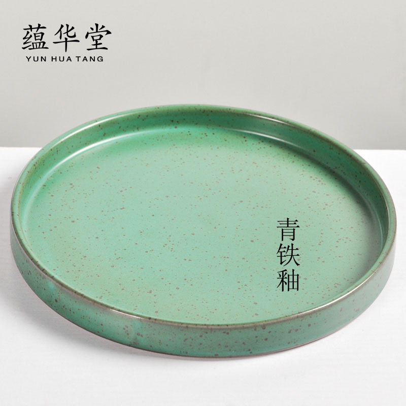 Ấm gốm thô kiểu Nhật, khay trà nhỏ bằng gốm, Khay trà, khay trà, Khay trà, khay trà, Khay trà, khay pha khô trữ nước