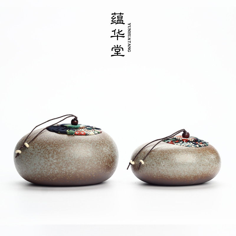 Bình đựng trà cỡ lớn và Cỡ Nhỏ kiểu Nhật, bình đựng đồ bằng gốm thô thủ công, bình gốm Bộ trà Kung Fu