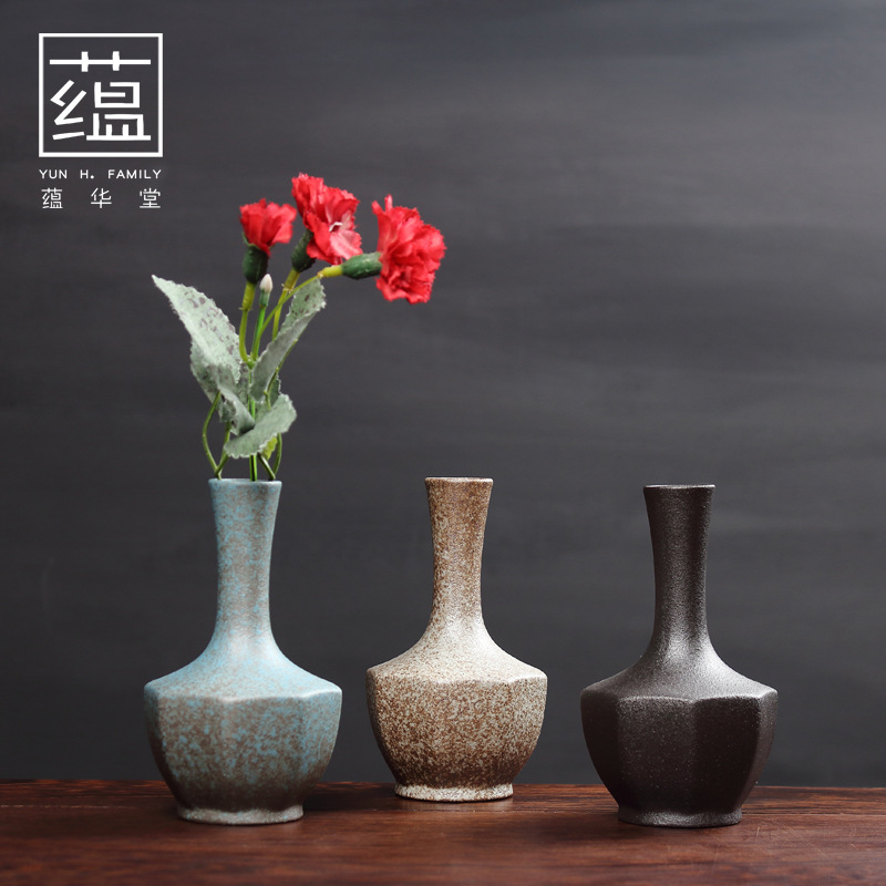 Bình gốm cắm hoa mini kiểu Nhật