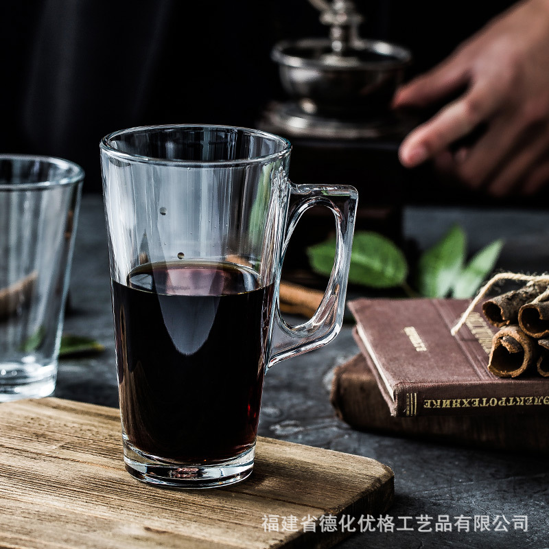 Cốc bia thủy tinh không chì Pasavila nhập khẩu từ Thổ Nhĩ Kỳ, cốc sữa, cốc cà phê, cốc trà, tăng cường khả năng chịu nhiệt