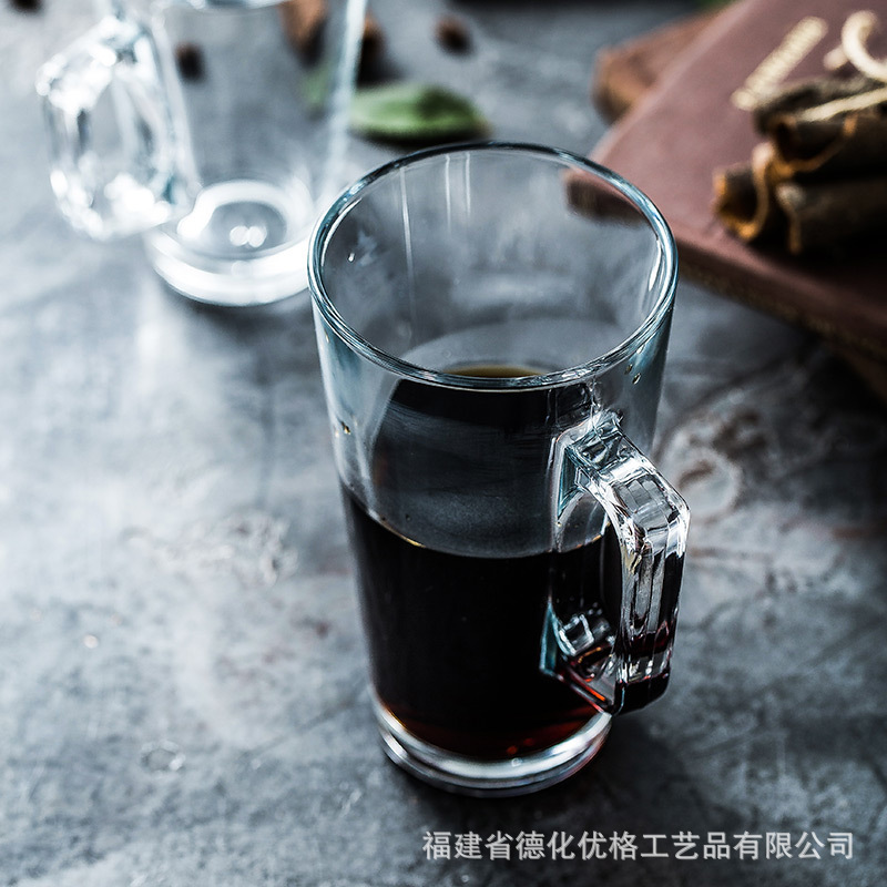 Cốc bia thủy tinh không chì Pasavila nhập khẩu từ Thổ Nhĩ Kỳ, cốc sữa, cốc cà phê, cốc trà, tăng cường khả năng chịu nhiệt