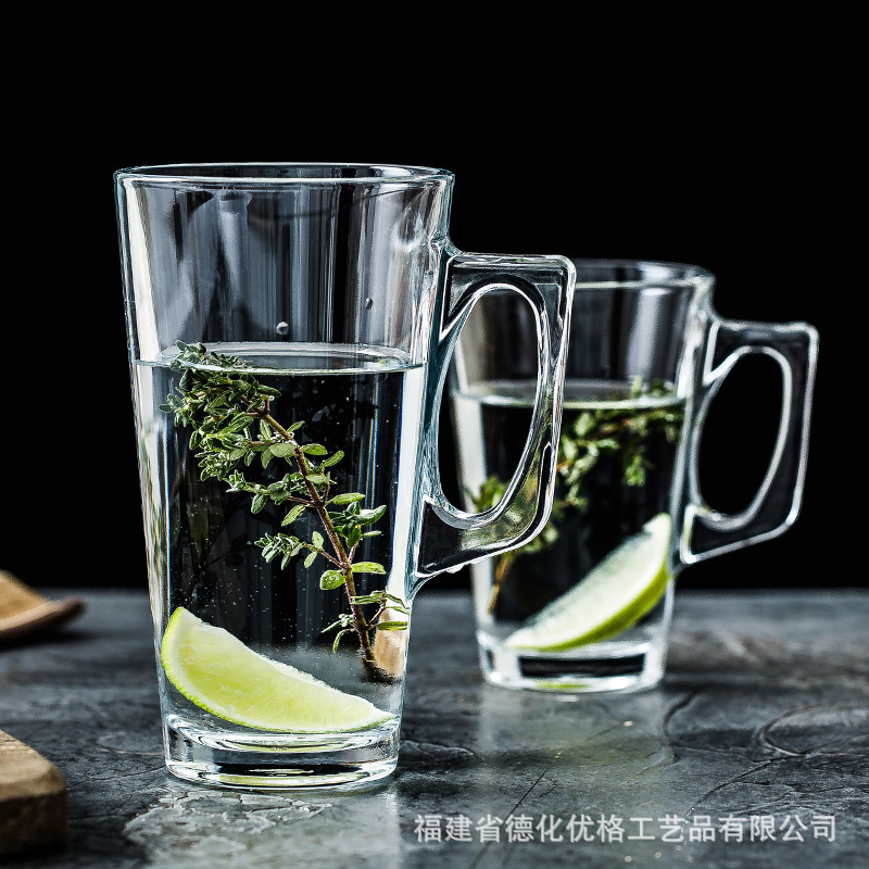 Cốc bia thủy tinh không chì Pasavila nhập khẩu từ Thổ Nhĩ Kỳ, cốc sữa, cốc cà phê, cốc trà, tăng cường khả năng chịu nhiệt