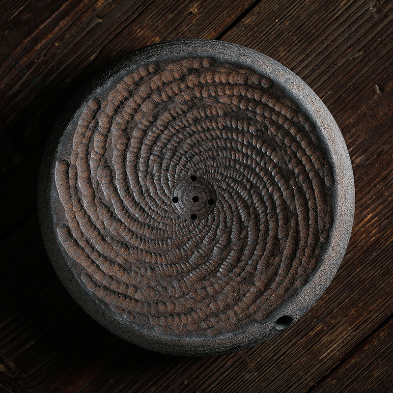 Bình đựng dao nhảy bình đựng nước bằng gốm thô kiểu Nhật, bình đựng nước, tấm lót bình, khay đựng trà, Khay trà, phụ kiện Bộ trà Kung Fu