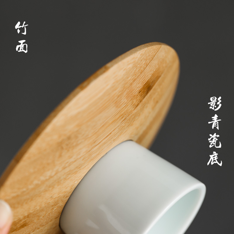 Khay giải khát mì tre, khay trái cây chân cao tươi mát, trang trí nhà hiện đại bằng tre, khay ăn vặt kiểu Trung Quốc mới, khay trái cây khô