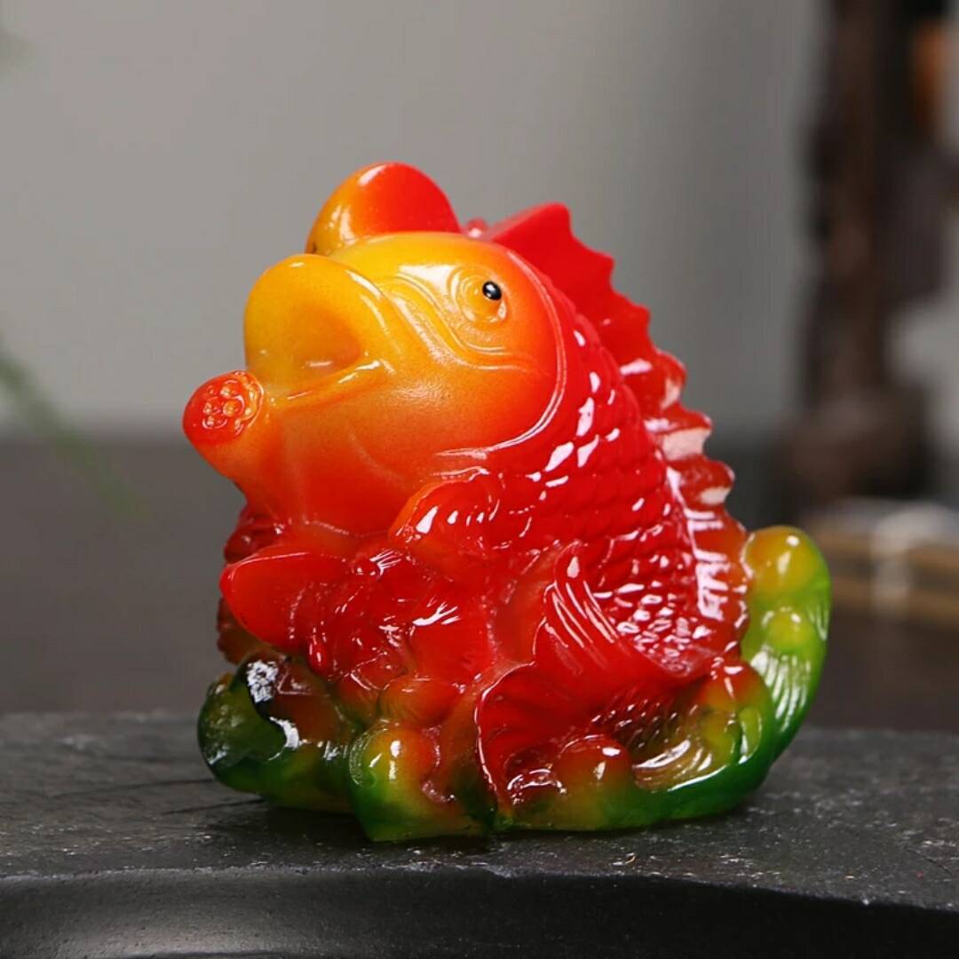 Thú cưng trà đổi màu may mắn, nhựa sáng tạo nhanh tay, sản phẩm mới, đồ trang trí thú cưng trà cùng kiểu, đồ thủ công đổi màu