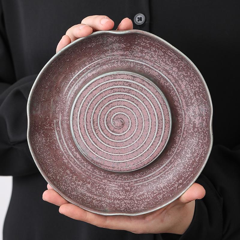 Lò nung thay đổi ấm sen sáng màu, ấm chứa nước kiểu Nhật cổ điển thủ công, ấm đệm, bàn trà nhỏ, trà đạo Kung Fu