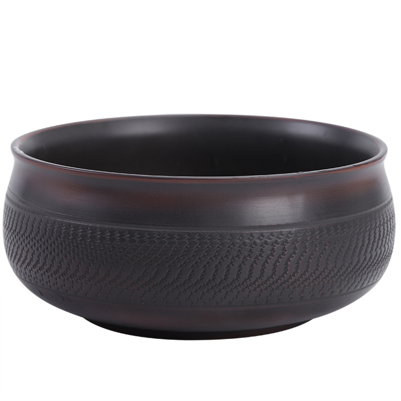 Thanh Tây màu tím gốm Zen Sheng trà rửa dao nhảy thủ công không tráng men đánh bóng cốc sứ lớn rửa bút rửa bát nước Thùng trà xỉ