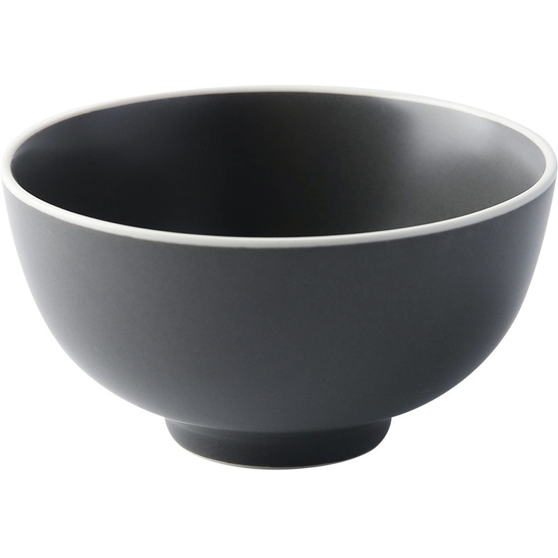 Bộ đồ ăn mờ đơn giản Bắc Âu bát đĩa gia dụng Bát súp bát đĩa đồ ăn Tây đĩa bát cơm màu xám cổ điển sáng tạo