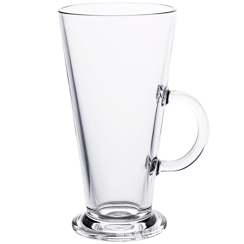Cốc thủy tinh không chì nhập khẩu Thổ Nhĩ Kỳ, cốc sữa cường lực, cốc cà phê latte, cốc uống đặc biệt kiểu cũ cổ điển