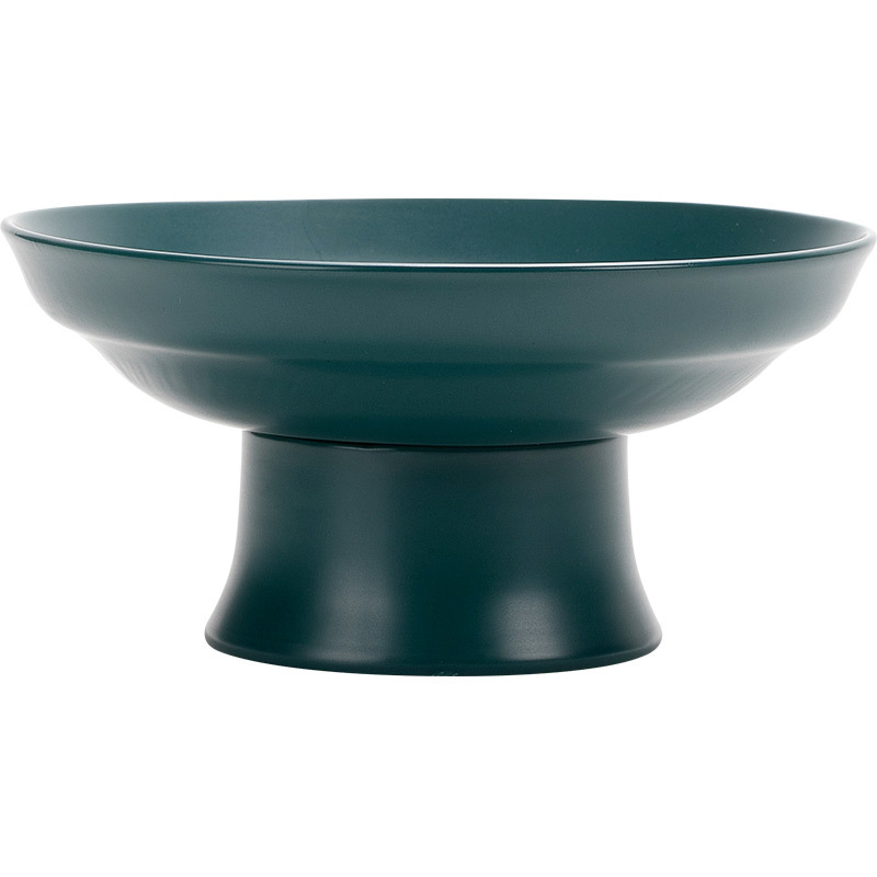 Đồ ăn nhẹ phục cổ, đĩa trái cây, đĩa giải khát chân cao gốm sứ, Bộ trà đạo, đĩa Hạt Trái Cây Kiểu Nhật