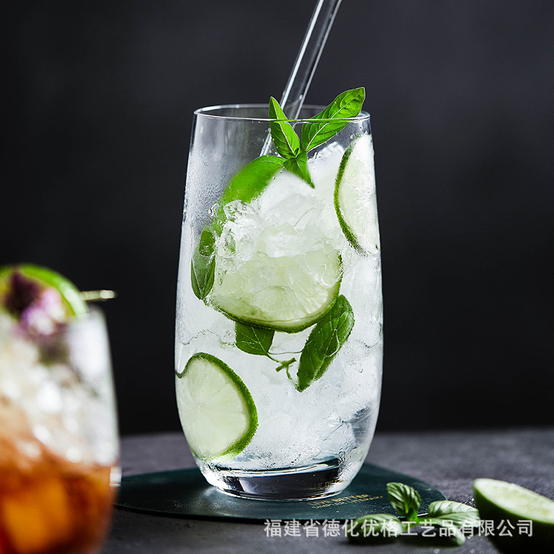 Cốc Cocktail Mojito Mojito nhập khẩu từ Cộng hòa Séc, cốc nước Haibo, cốc bia thủy tinh pha lê, cốc sữa