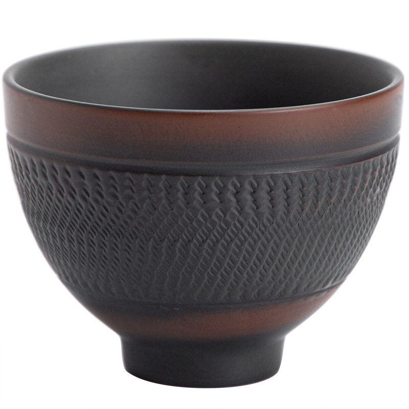 Cốc trà Gốm Tím Qingxi dao nhảy thủ công mờ cốc chủ lớn Cốc gốm sứ Kung Fu cốc trà ngon cốc hương thơm