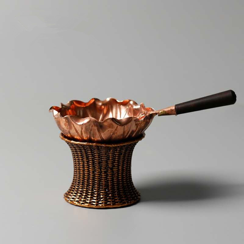 Nhà Máy Bán buôn thủ công sáng tạo đồng đỏ lá Sen Lọc Trà lưới lọc trà Bộ trà Kung Fu phụ kiện trà