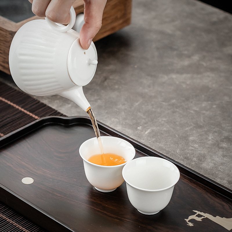 Nhà Máy bán hàng trực tiếp Khay trà tre nguyên tấm, bàn trà tre nặng, khay pha khô gia dụng, khay đơn giản