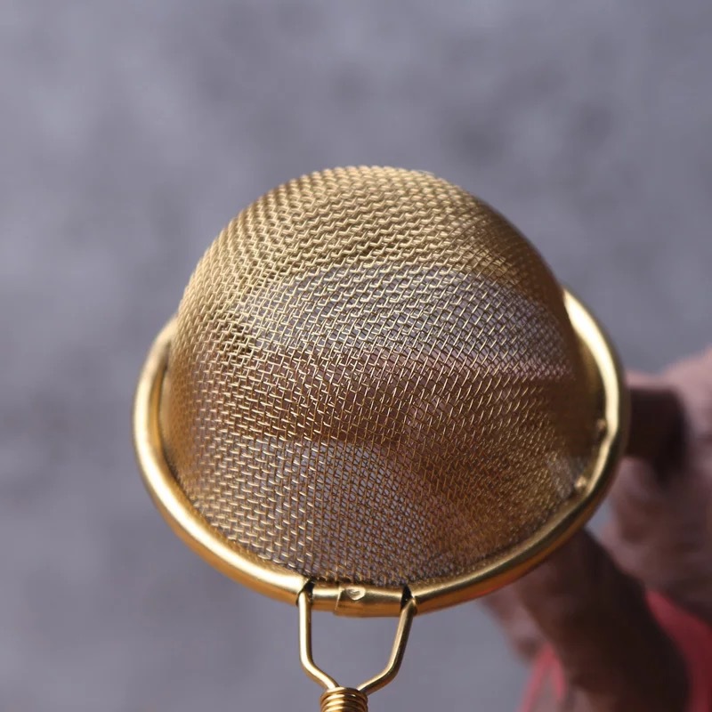 Bộ lọc trà bằng thép không gỉ hai lớp sáng tạo Da'antang Bộ lọc trà Bộ lọc trà Kung Fu Phễu trà thủ công kiểu Nhật