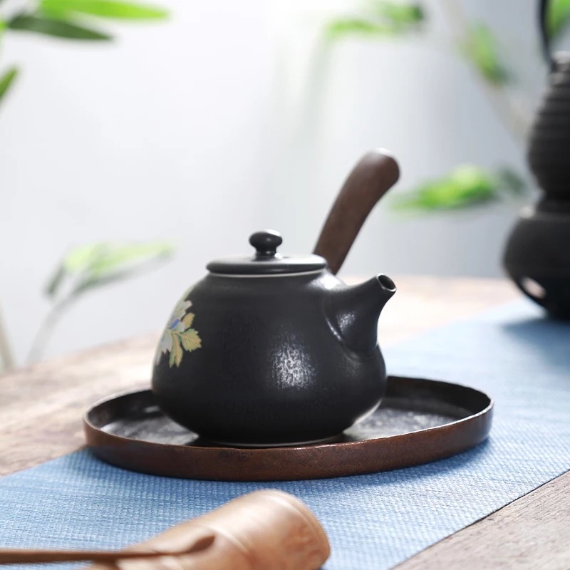 Nhà sản xuất bán buôn Khay trà Đồng lót ấm trà bằng đồng Đệm Bộ trà Kung Fu Khay trà phụ kiện trà đạo