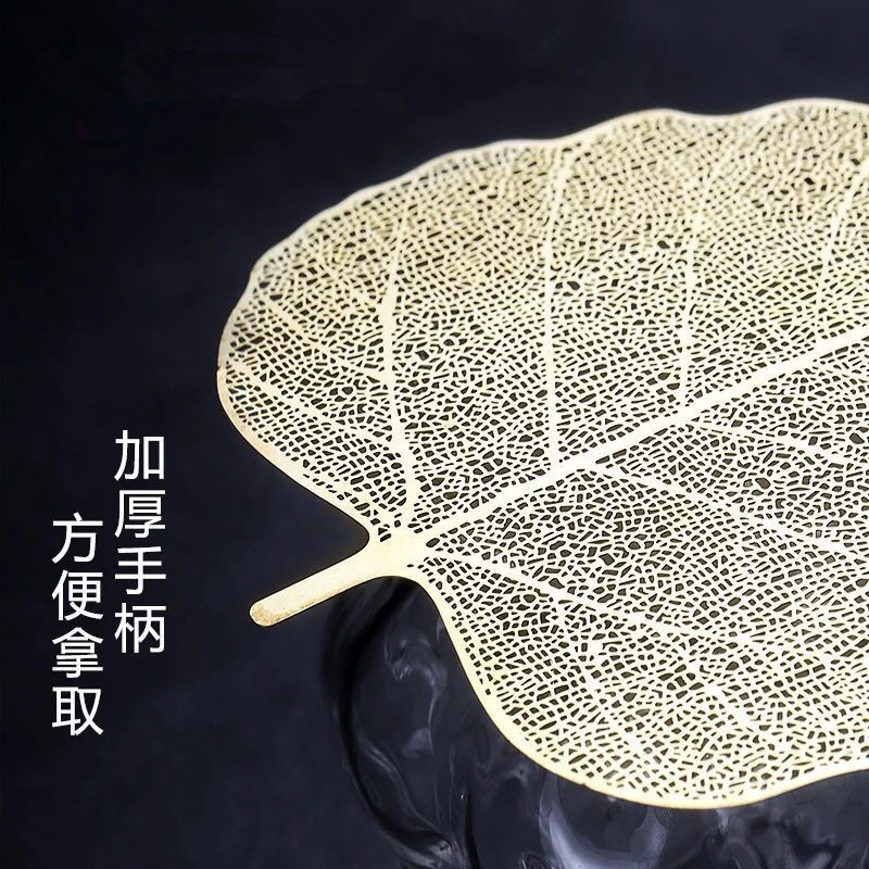 Phụ kiện pha trà Kung Fu: Lọc trà lá Bồ Đề bán buôn, lưới lọc trà lá đồng, bộ lọc trà