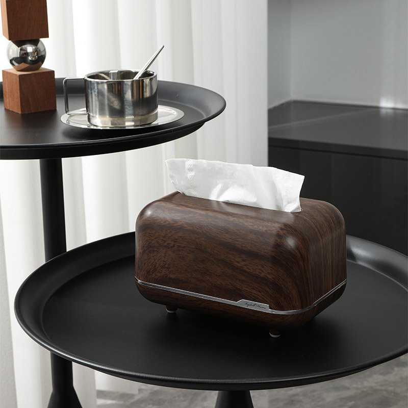 Hộp đựng khăn giấy phòng khách để bàn, bàn trà phong cách cổ, hộp đựng giấy hút từ tính lò xo gia dụng sang trọng nhẹ phòng ngủ