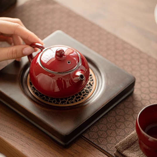 Zhuang Chuiren quặng thô bào thai sắt Tử Cấm Thành ấm trà gốm sứ gia dụng ấm trà bát trà
