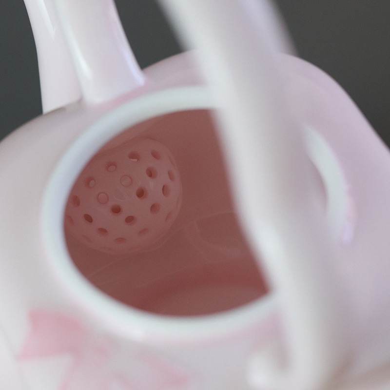 Ấm trà màu sơn bóng Arita vẽ tay ấm trà màu hồng hoa anh đào ấm trà gốm sứ Kung Fu ấm trà đơn giản gia dụng