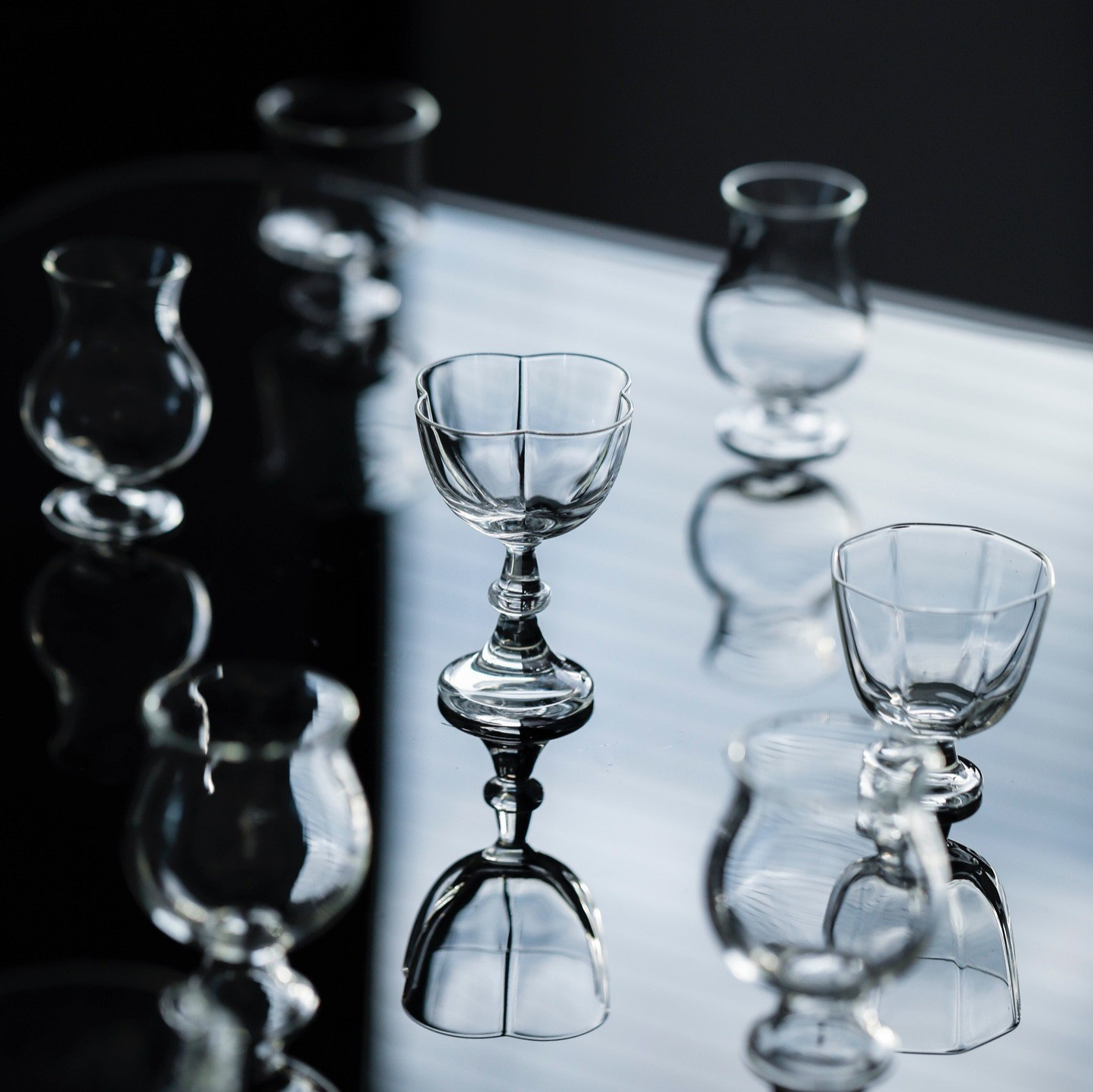 Cốc đơn thủy tinh borosilicat cao cốc thủy tinh chịu nhiệt gia dụng cốc trà xanh cốc trà chân cao cốc uống trà cốc nhỏ cốc chủ nhân