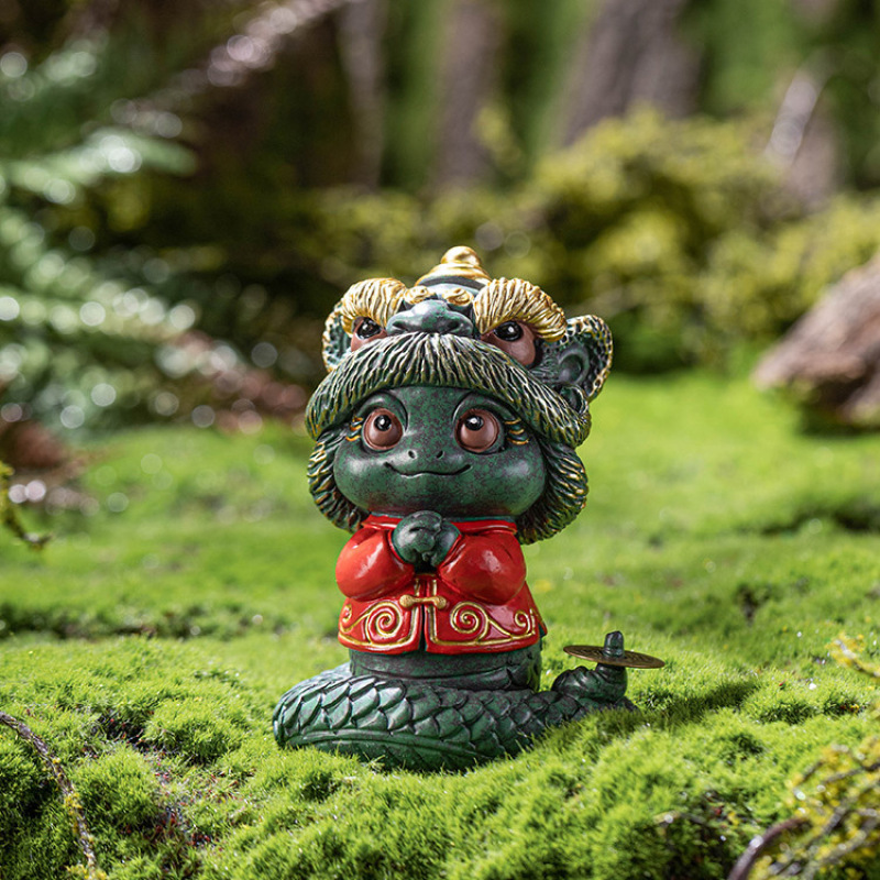 Đồ trang trí nhỏ bằng đá sa thạch xanh, đồ trang trí nhà sáng tạo kiểu Trung Quốc, đồ tạo tác trạm văn phòng, đồ trang trí mặt bàn may mắn