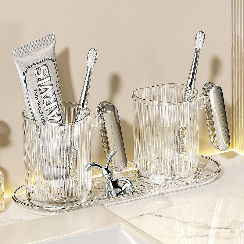 Cốc nước súc miệng sang trọng nhẹ cốc đựng bàn chải đánh răng cặp đôi cốc đựng bàn chải đánh răng có giá trị cao cốc đựng bàn chải đánh răng cốc đựng bàn chải đánh răng