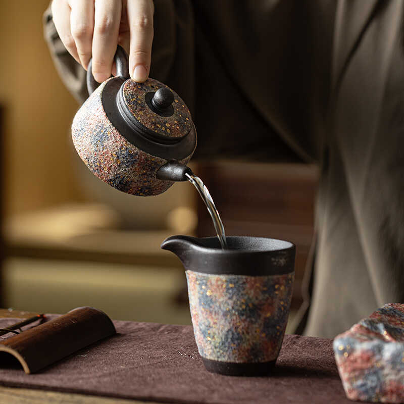 Ấm trà bùn đá cổ điển ấm pha trà mỏ đá gốm sứ ấm đơn dụng cụ nấu trà kiểu Trung Quốc gia dụng ấm giữ gìn sức khỏe dụng cụ pha trà Kung Fu