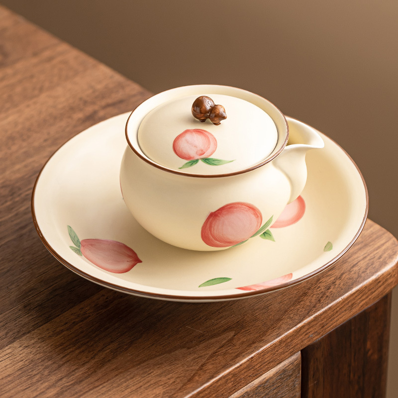 Cốc pha trà cốc trà cao cấp đơn ấm trà gia dụng có nắp bộ trà Kung Fu