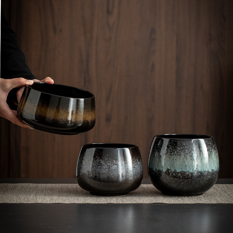 Lò biến đổi Jianzhan trà rửa gốm sứ lớn phụ kiện trà đạo bát nước rửa bút rửa bát trà gia dụng