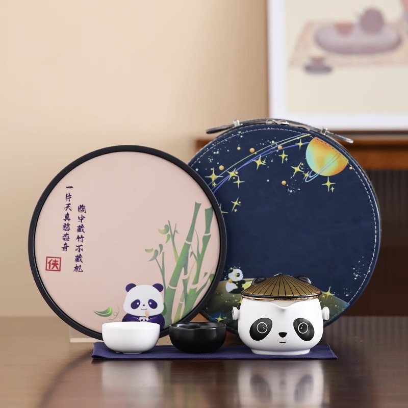 Quà lưu niệm gấu trúc Quà tặng đặc trưng Trung Quốc cho khách hàng nước ngoài Hoạt động kinh doanh thiết thực Quà tặng công ty phát triển logo