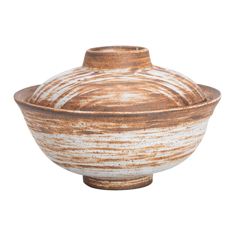 Bột gốm thô, bát đựng tài năng thứ hai, bát pha trà gốm cổ điển kiểu Nhật, bộ trà Kungfu gia dụng, bát phục trà, bát đơn