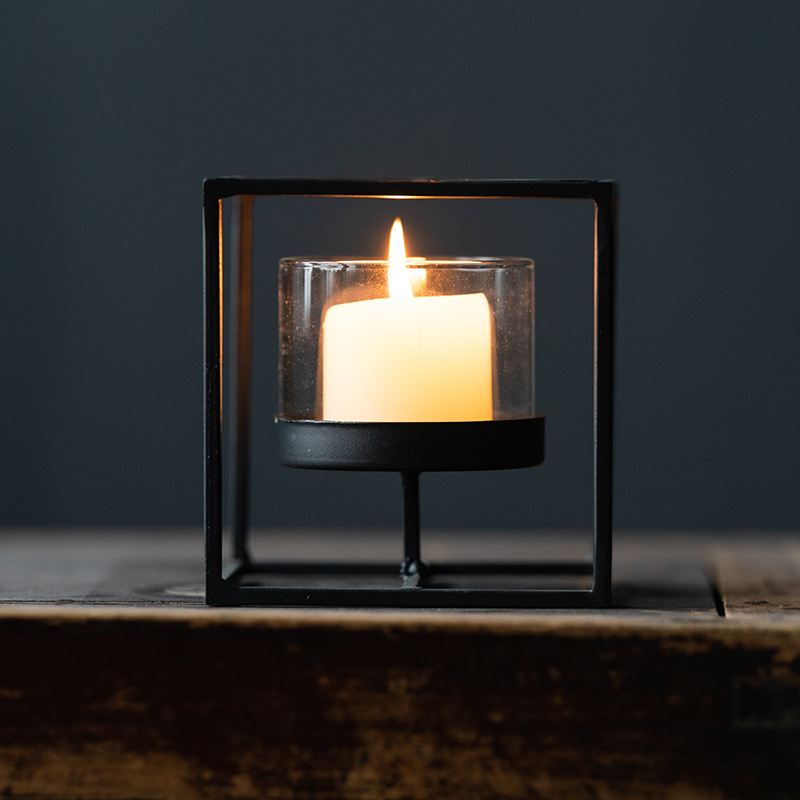 Giá đựng trà ấm bằng sắt Da'antang, giá đựng nến, giá để đèn cồn, bếp trà nhỏ sáng tạo đơn giản kiểu Nhật, đèn nến, ấm đun trà