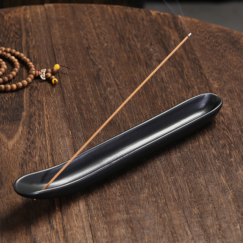 Đồ trang trí trà đạo trong nhà bằng gốm Sứ sáng tạo gốm sứ trắng cắm hương phong cảnh