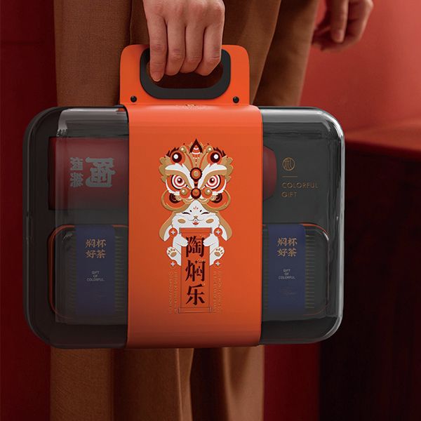 Cốc trà om sáng tạo, cốc giữ nhiệt, hộp quà giá trị cao, quà tặng doanh nghiệp, bộ bọt om mùa đông tinh tế, quà tặng họp mặt hàng năm