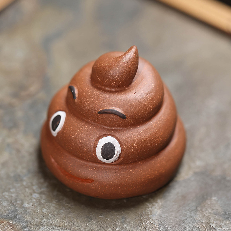 Đồ vật cưng trà cát tím Nghi Hưng cuối cùng cũng có tiền, đồ trang trí có thể nuôi trà hài hước sáng tạo, bàn trà Baba Phân